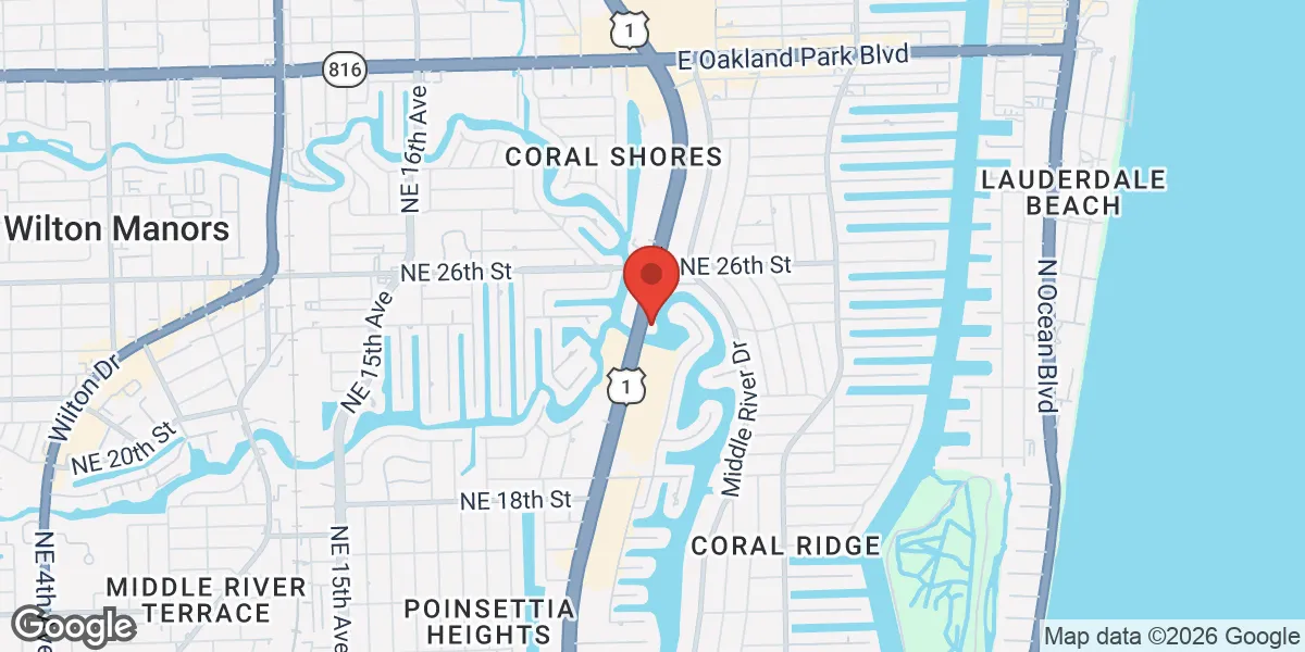 Map showing Florida Men's Clinic location