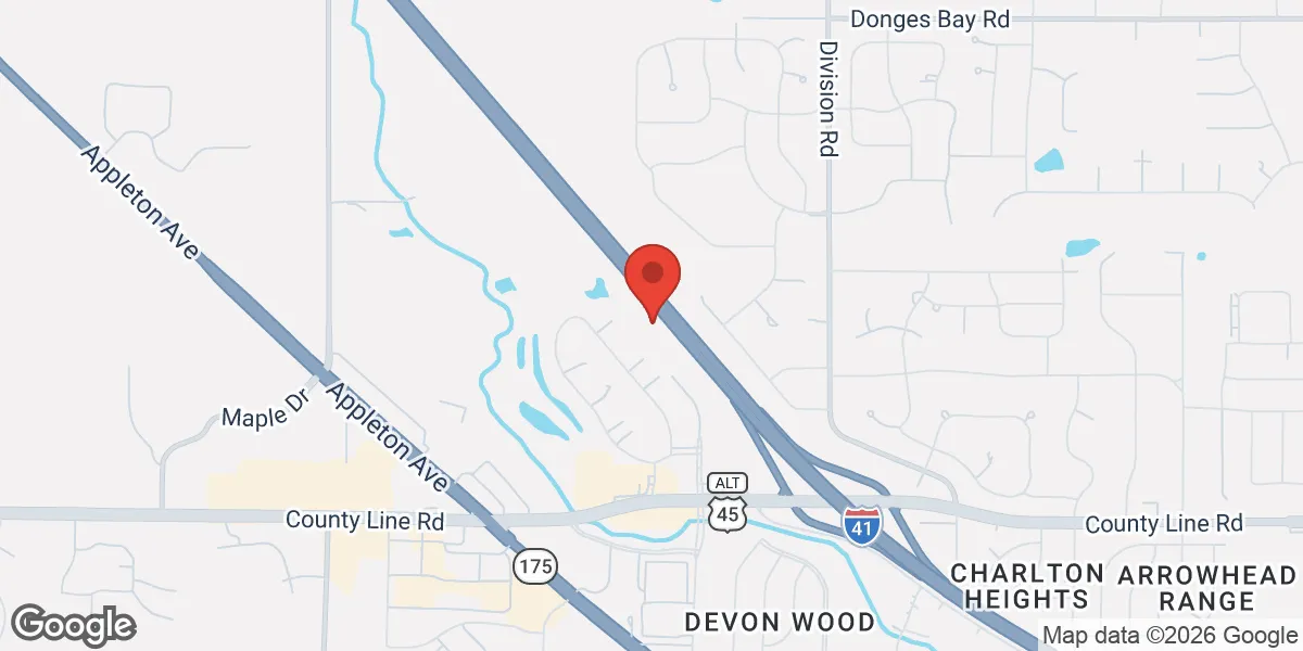 Map showing Gameday Men's Health Germantown WI location