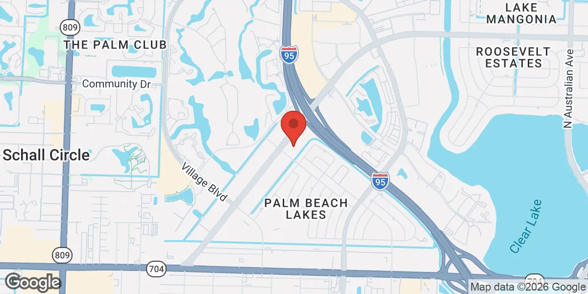 Map showing Action Men’s Health location