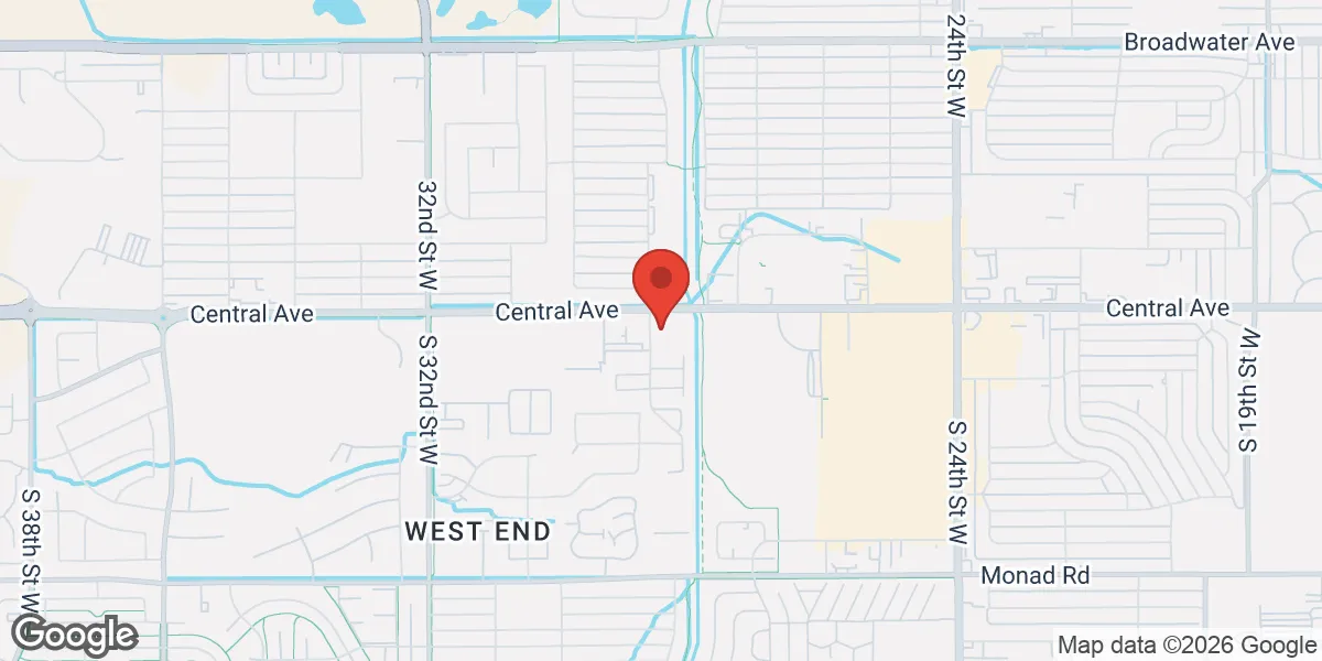 Map showing Montana Hormone Clinic location