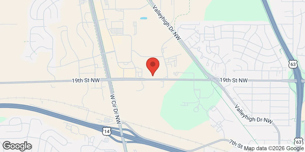 Map showing Lite Medical Clinic PLLC - Rochester location