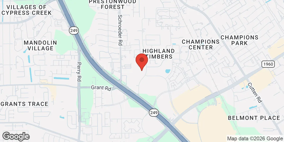 Map showing Gameday Men's Health Willowbrook TRT Clinic location