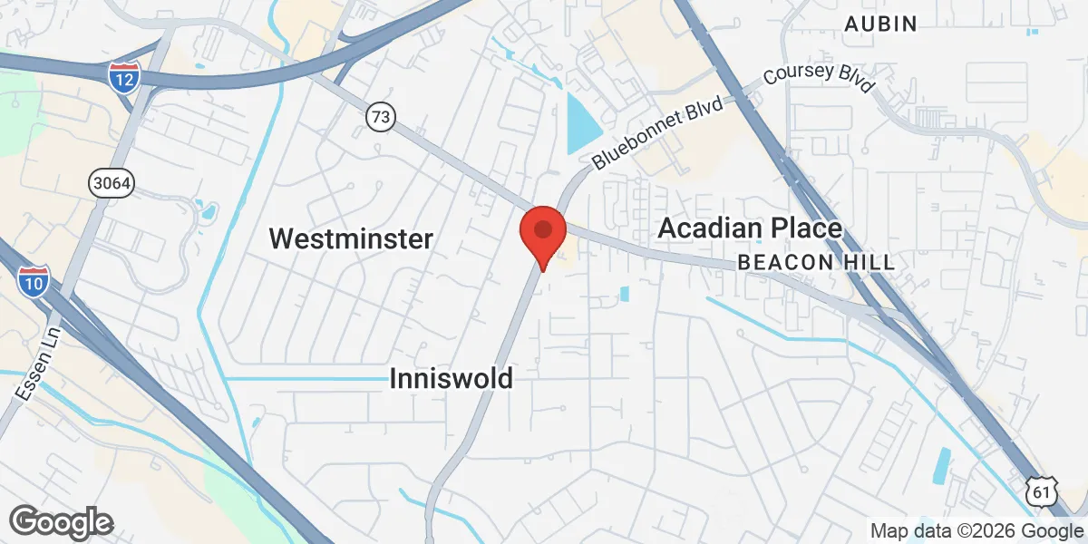 Map showing Rejuvime Medical Bluebonnet-Jefferson location