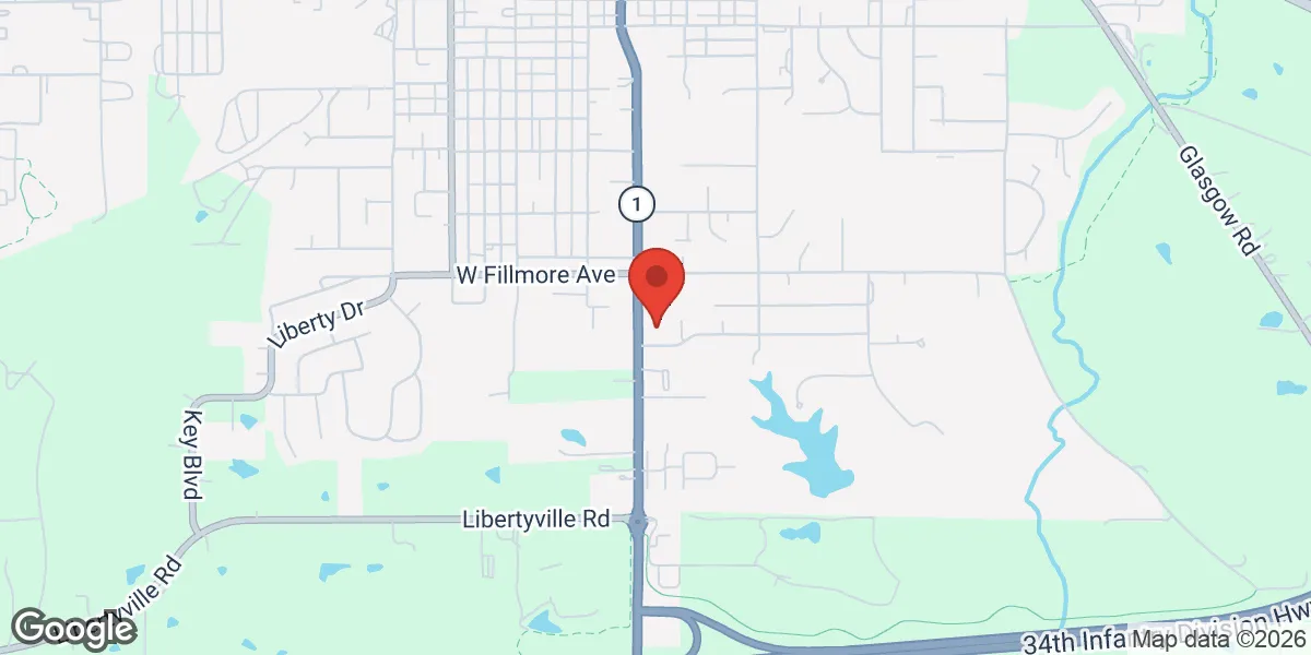 Map showing Friendly Family Practice location