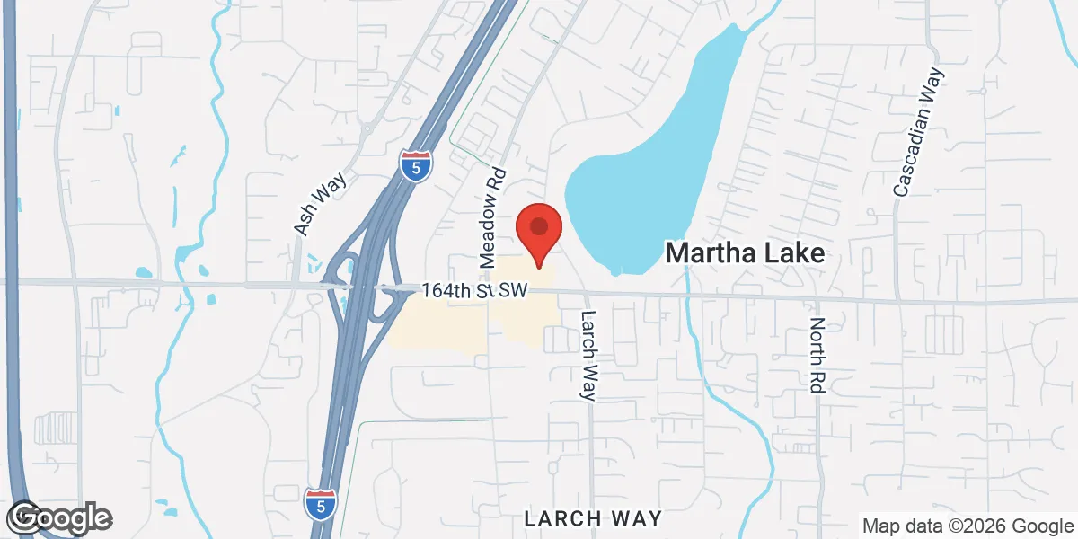 Map showing Vitality Medical PNW location