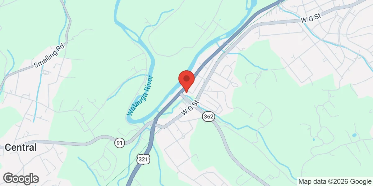 Map showing Tri-Cities Health location