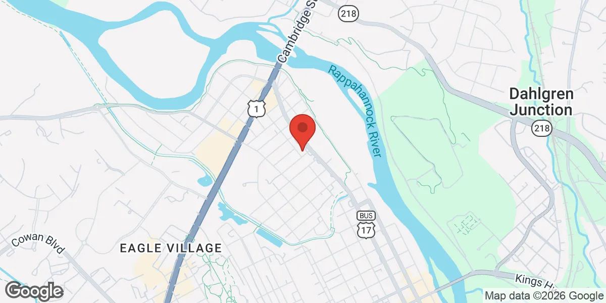 Map showing Virginia Anti Aging Clinic location