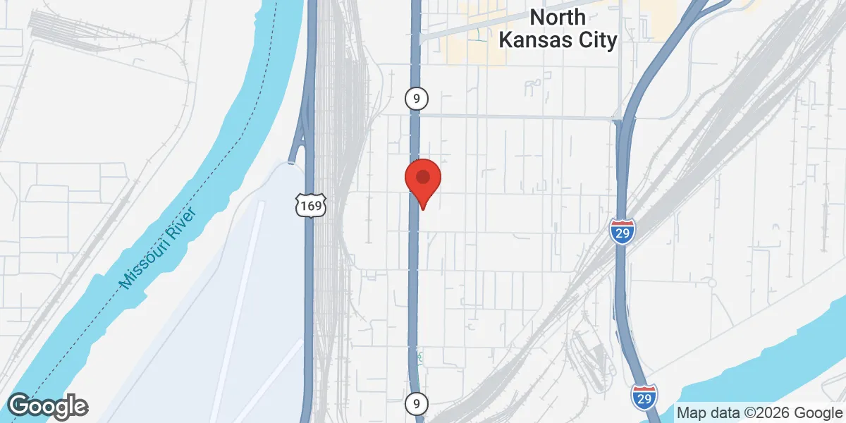 Map showing Renew Vitality Testosterone Clinic of Kansas City location