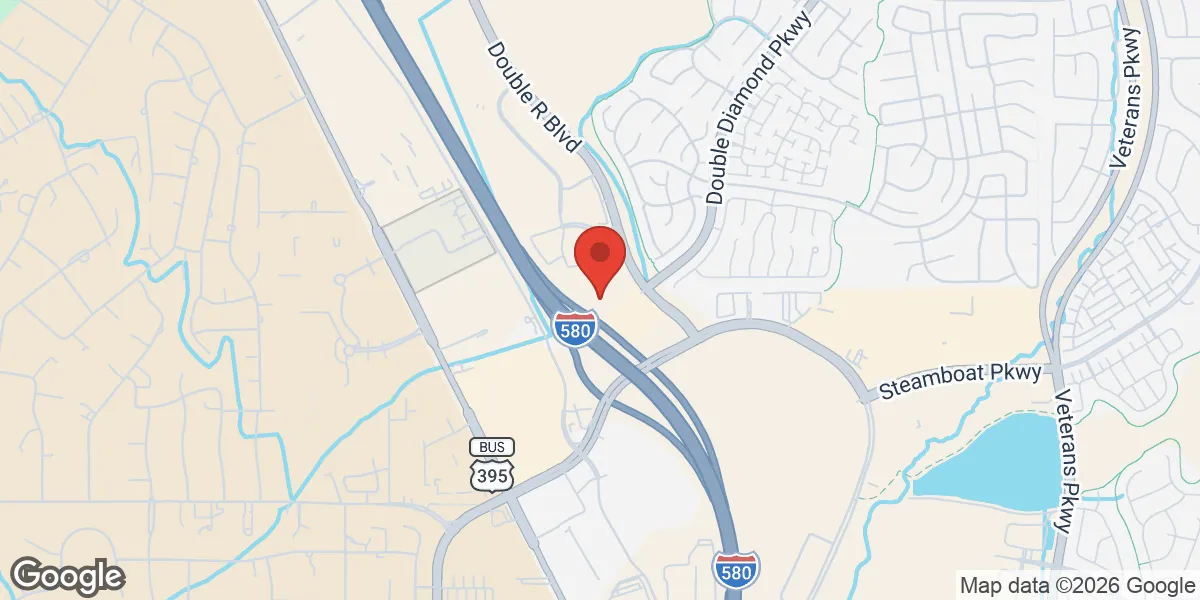 Map showing Alpine Wellness (Reno) location