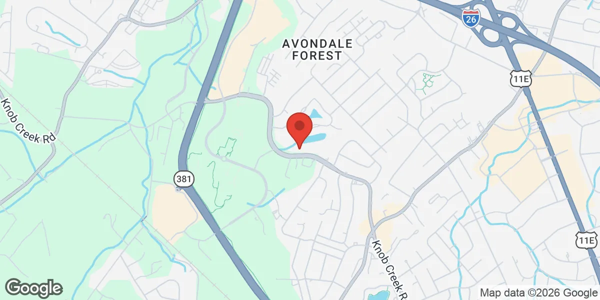 Map showing Low T Center Johnson City | Men's Health & TRT Clinic location