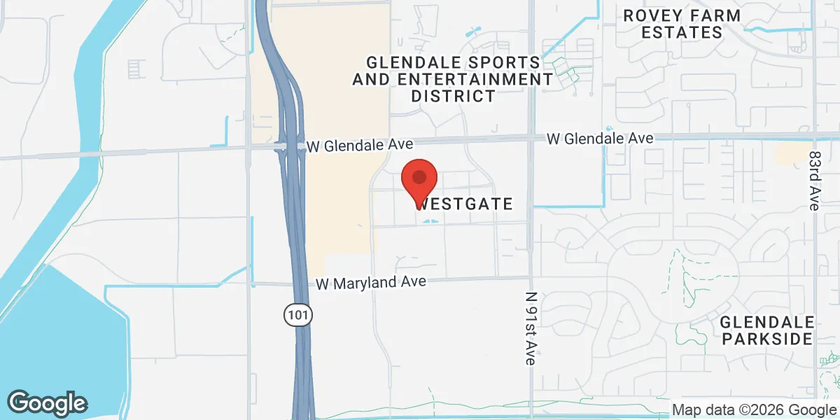 Map showing Optimal Mens Wellness location