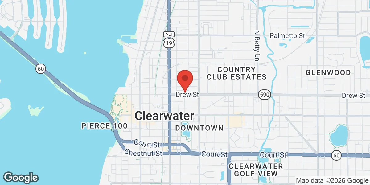 Map showing Advanced TRT Clinic location