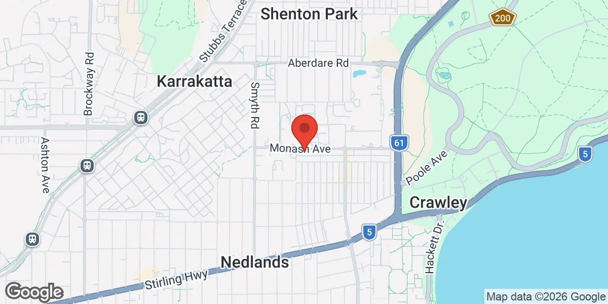 Map showing Men's Health Collective location