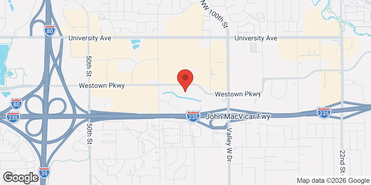 Map showing New Leaf Wellness location