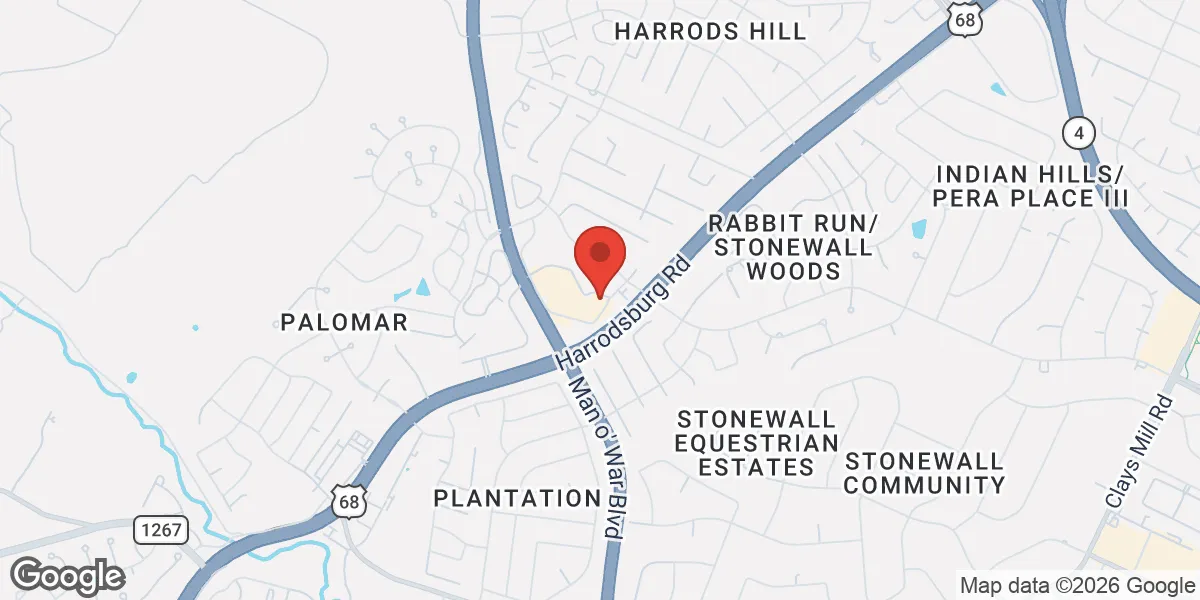 Map showing Restore 35 Regenerative Medicine Center Lexington KY location