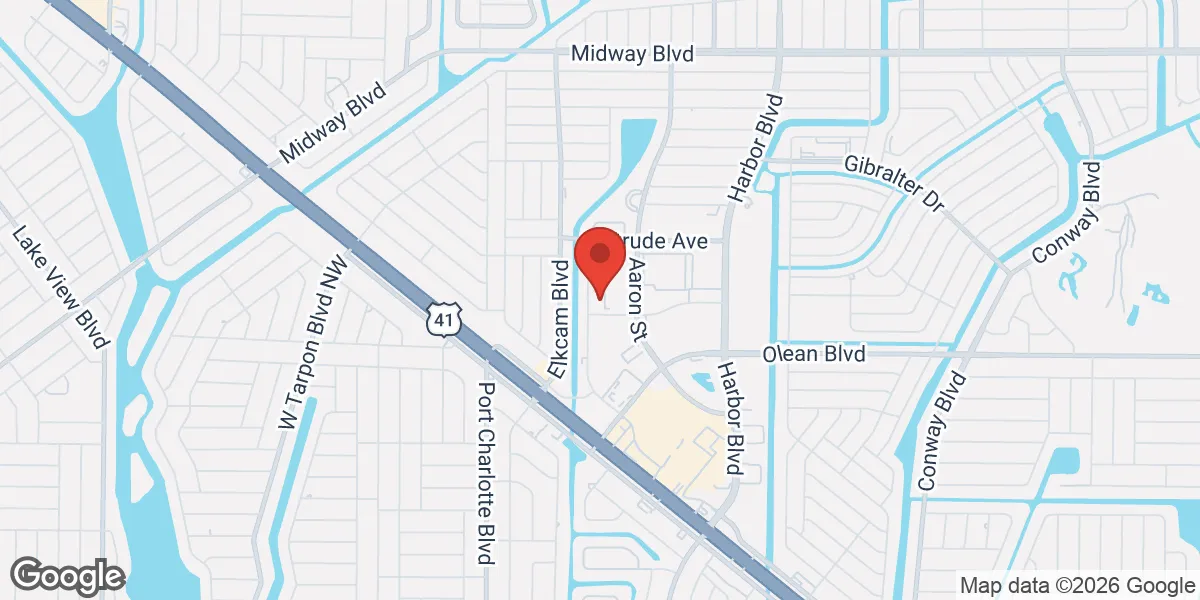 Map showing Suncoast Men's Health location