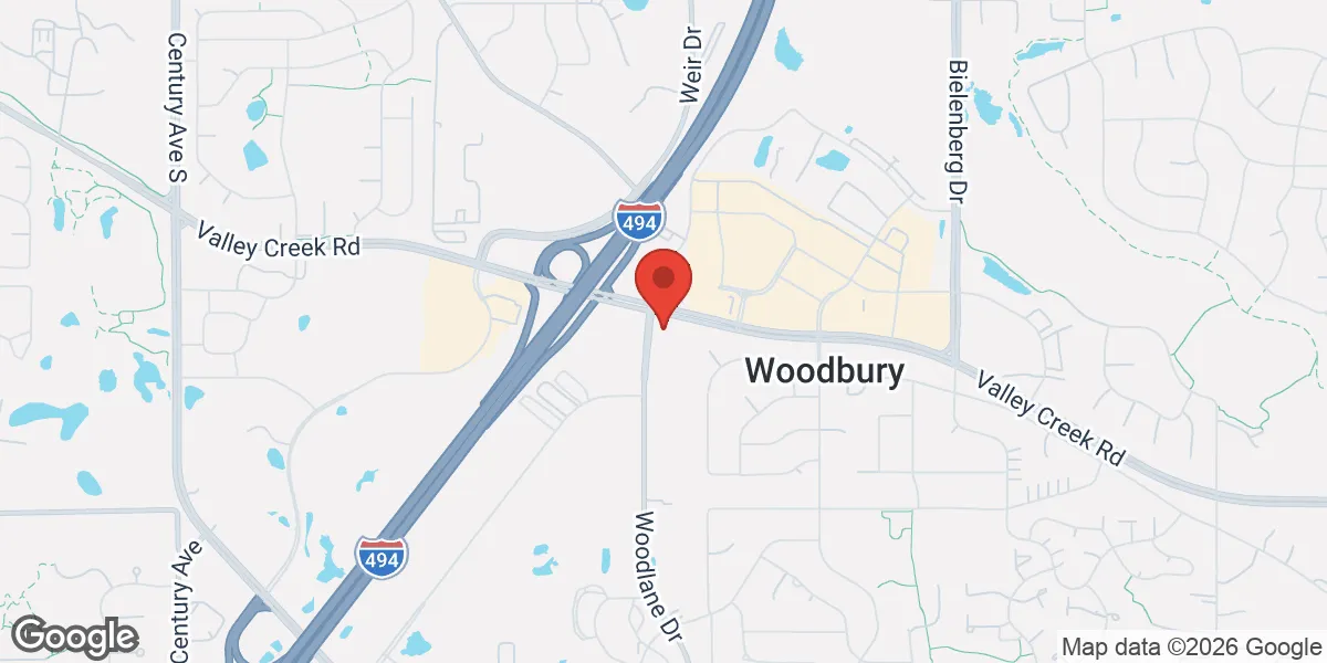 Map showing Renew Vitality Testosterone Clinic of Woodbury location