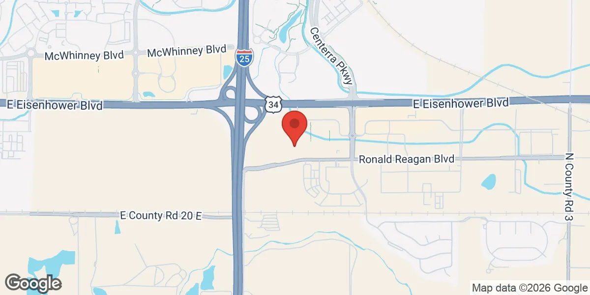 Map showing Alpha 1 Performance Men’s Health Clinic location