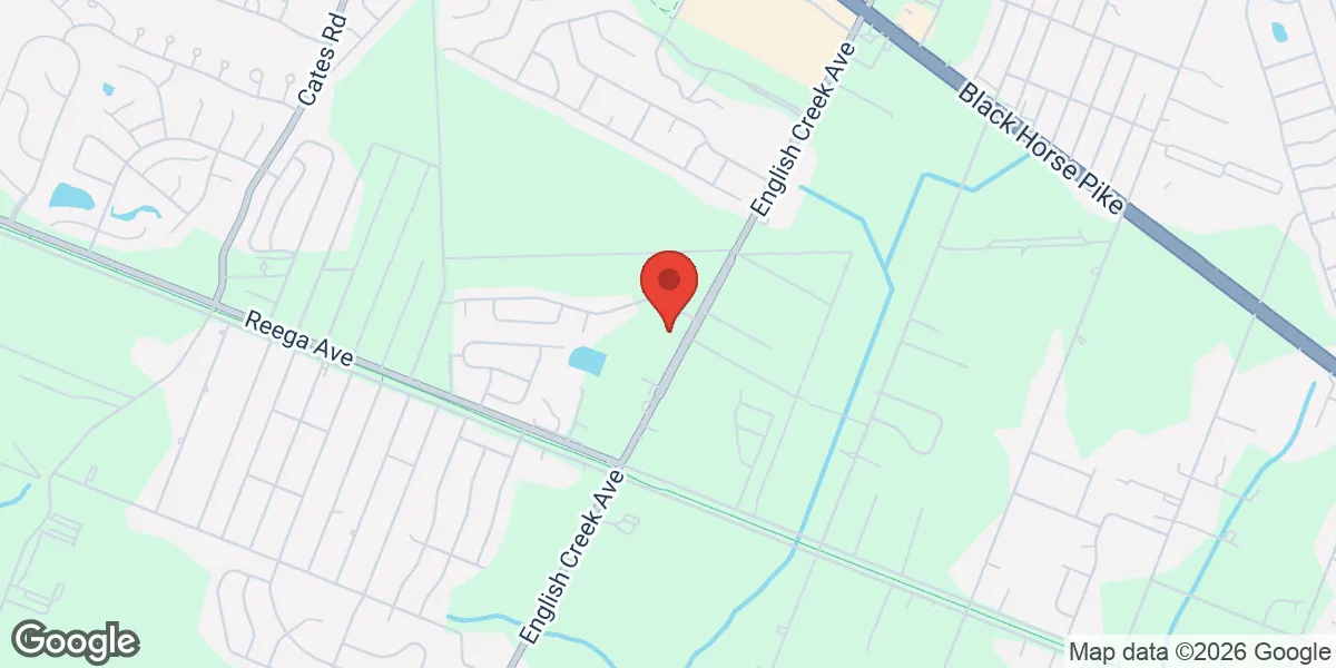 Map showing Gameday Men's Health Egg Harbor Township location