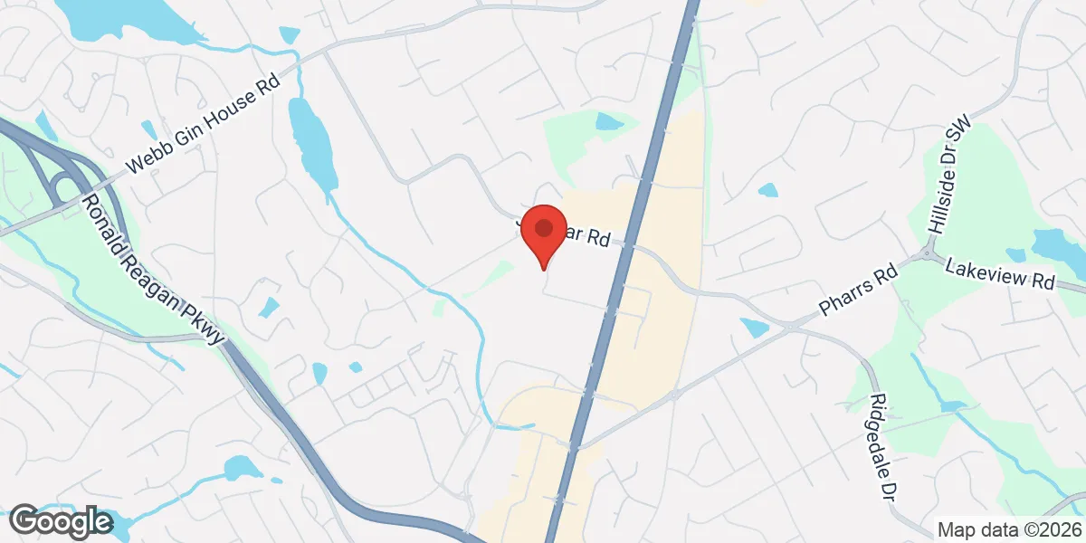 Map showing Men's Health Georgia location