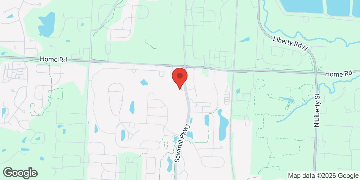 Map showing Affinity Whole Health location