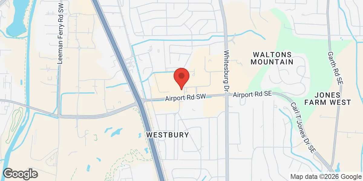 Map showing Replenish Wellness Center location