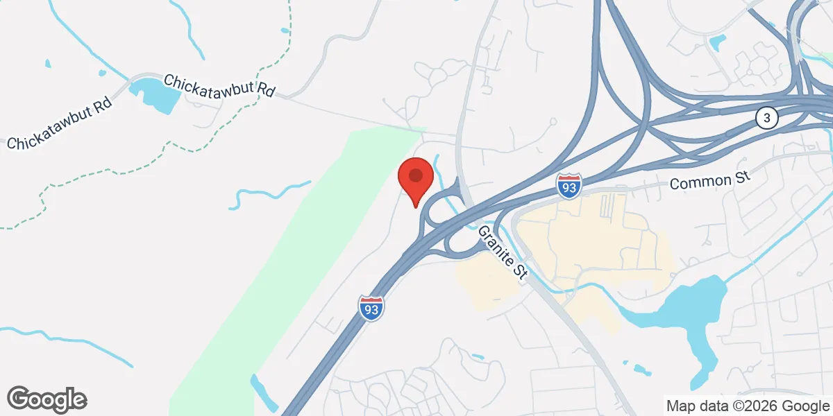 Map showing Boston Vitality location