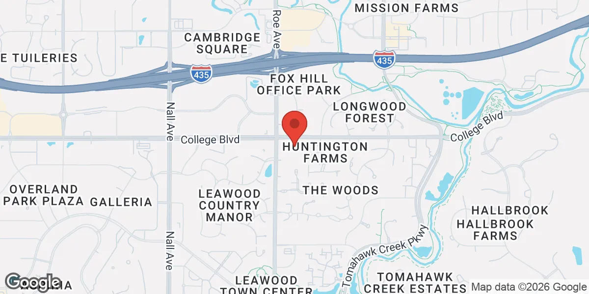 Map showing Men's Health Clinic Kansas City location