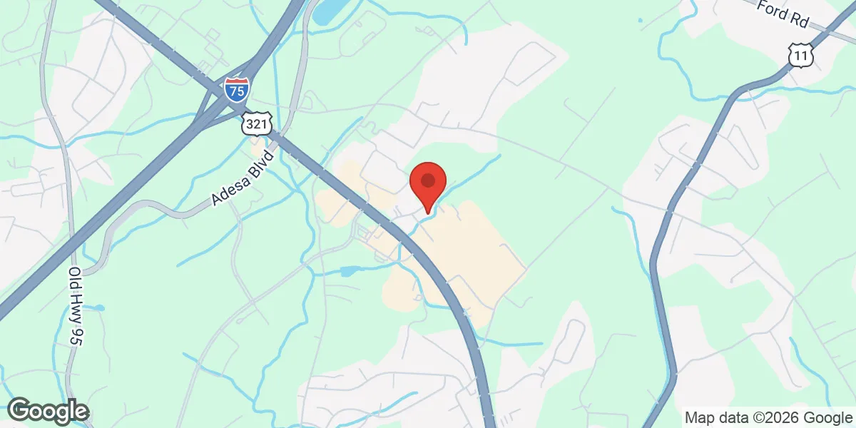 Map showing Evolve 865: Jill Larson, APN-B location