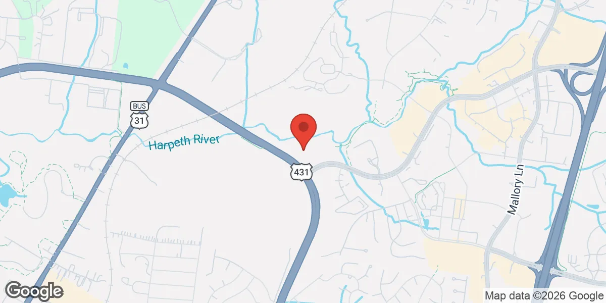 Map showing Edge Peptide Therapy location