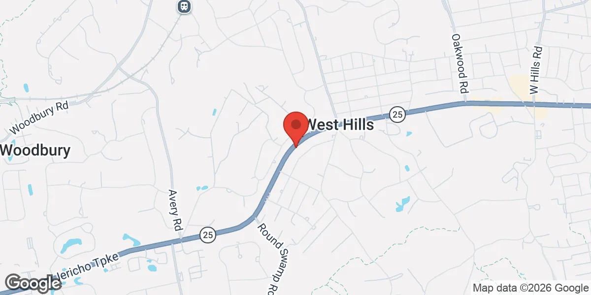 Map showing Renew Vitality Testosterone Clinic of Huntington location