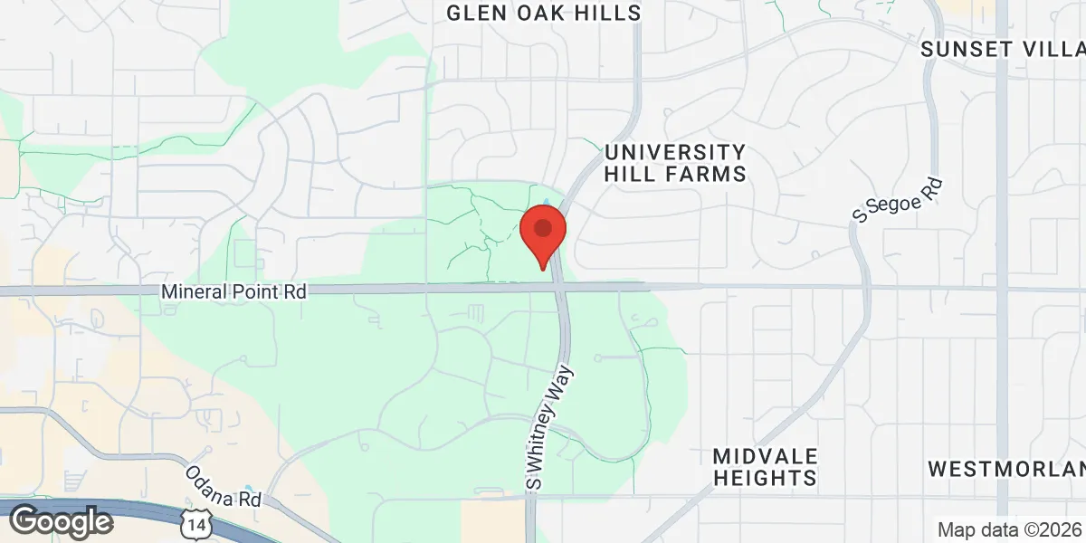 Map showing Carbon World Health location