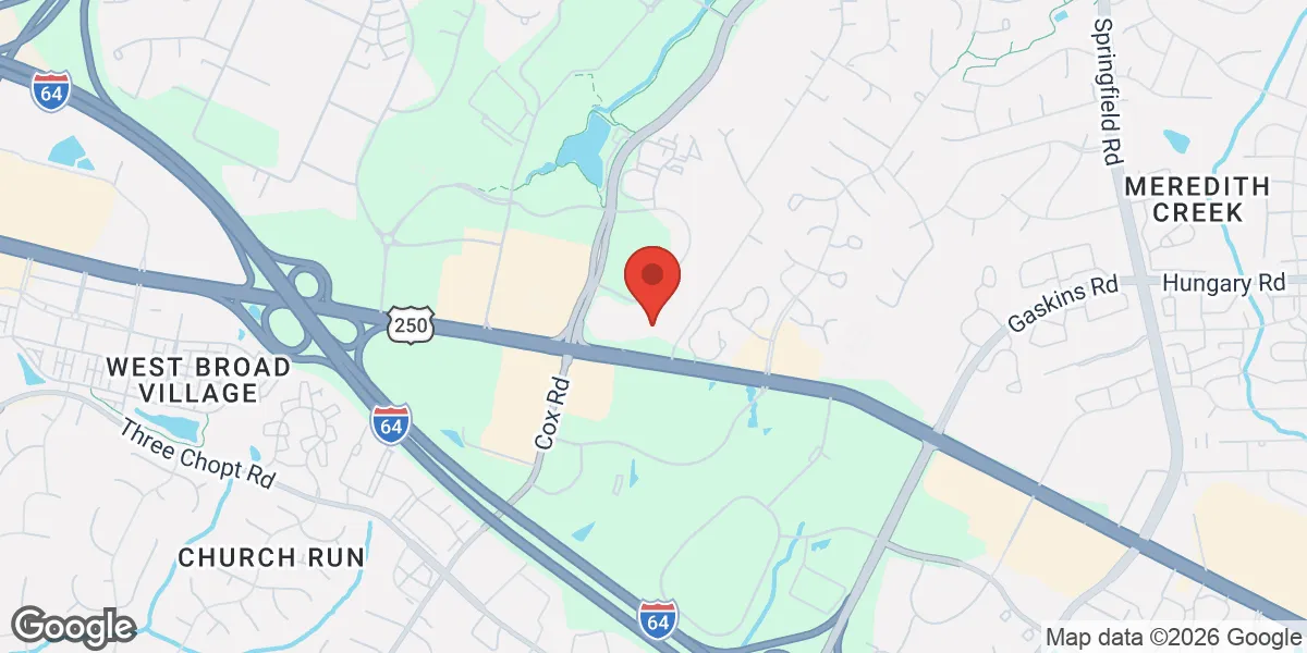 Map showing Men's Wellness Centers location