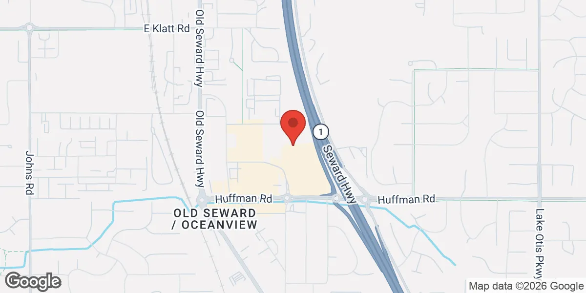 Map showing Alaska Performance Clinic location