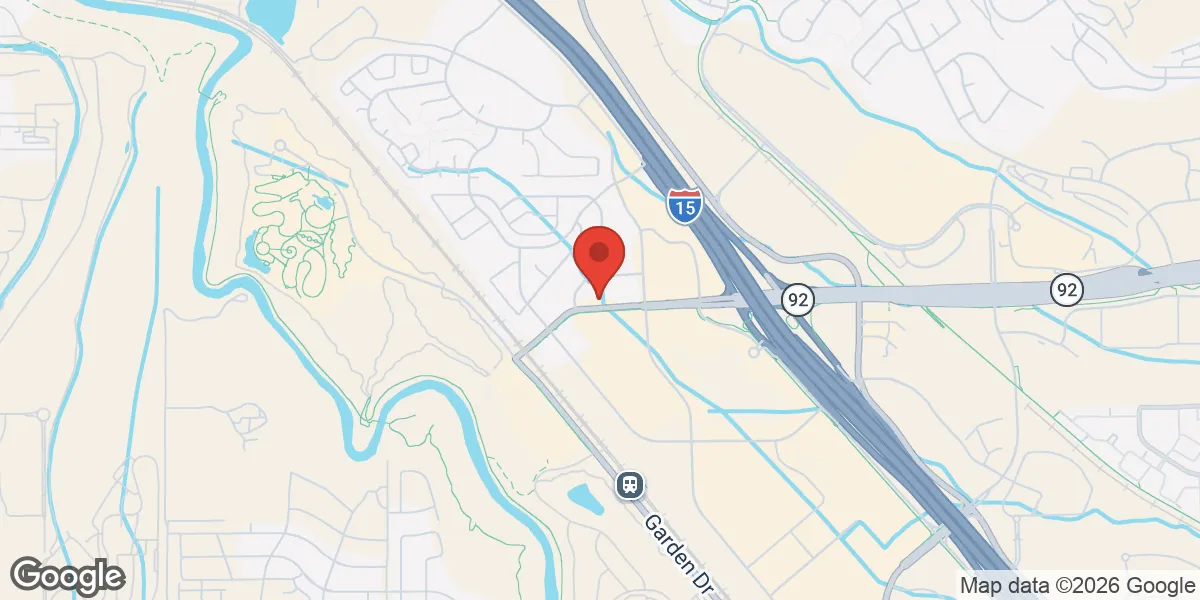 Map showing East Bay Hormone Therapy Center location