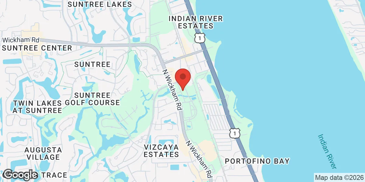 Map showing Gameday Men's Health Viera Suntree TRT, Weight Loss, ED Clinic location