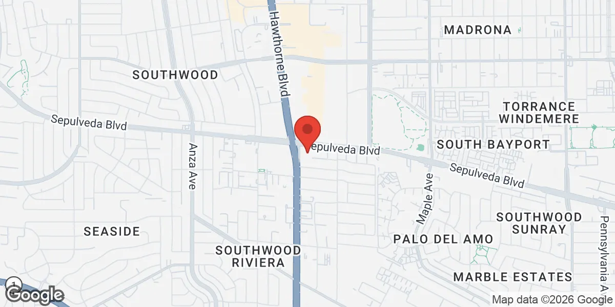 Map showing Renew Vitality Testosterone Clinic of Torrance location