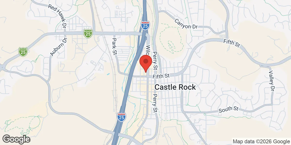 Map showing Castle Rock Hormone Health location