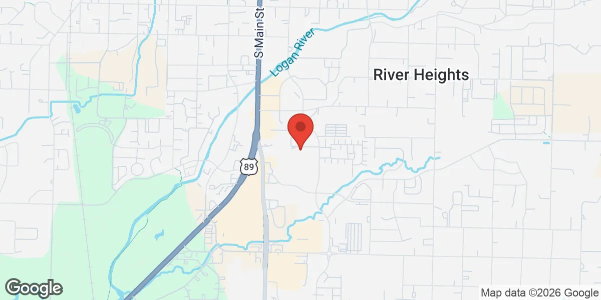 Map showing Gameday Men's Health Logan location