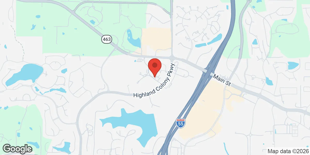 Map showing Men's Health of Mississippi - MVP Men's Clinic - Micah R. Walker, MD location