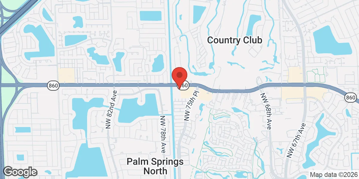 Map showing Empower Men's Health Clinic location