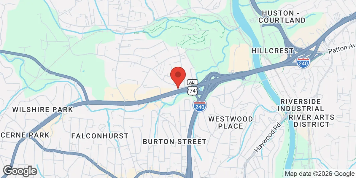 Map showing Carolina Health & Wellness location