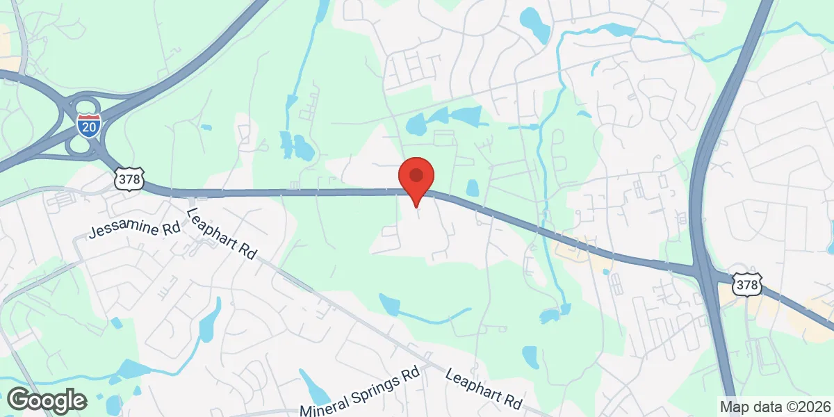 Map showing Carolina Hormone and Health location