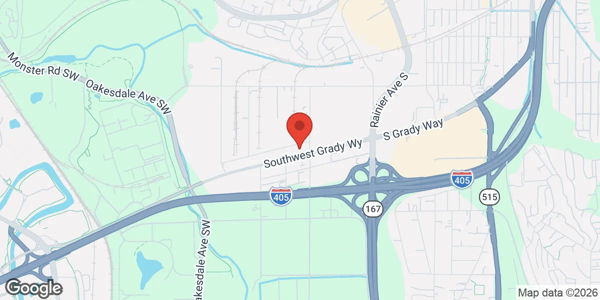 Map showing Full Potential HRT Clinic - Testosterone, HRT & Beyond - Renton, WA location