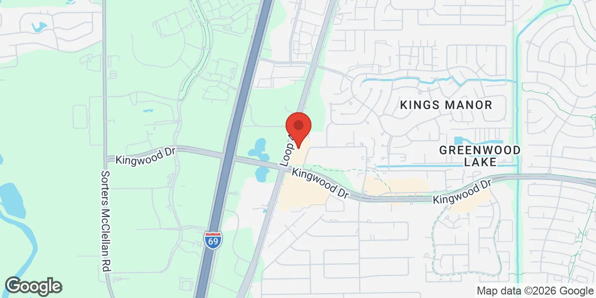 Map showing SynergenX Kingwood | Hormone Health & TRT Clinic location