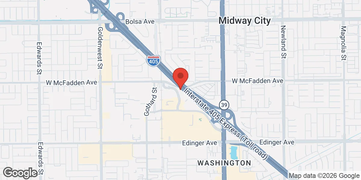 Map showing Gameday Men's Health Huntington Beach (Medical Clinic) - TRT Clinic location