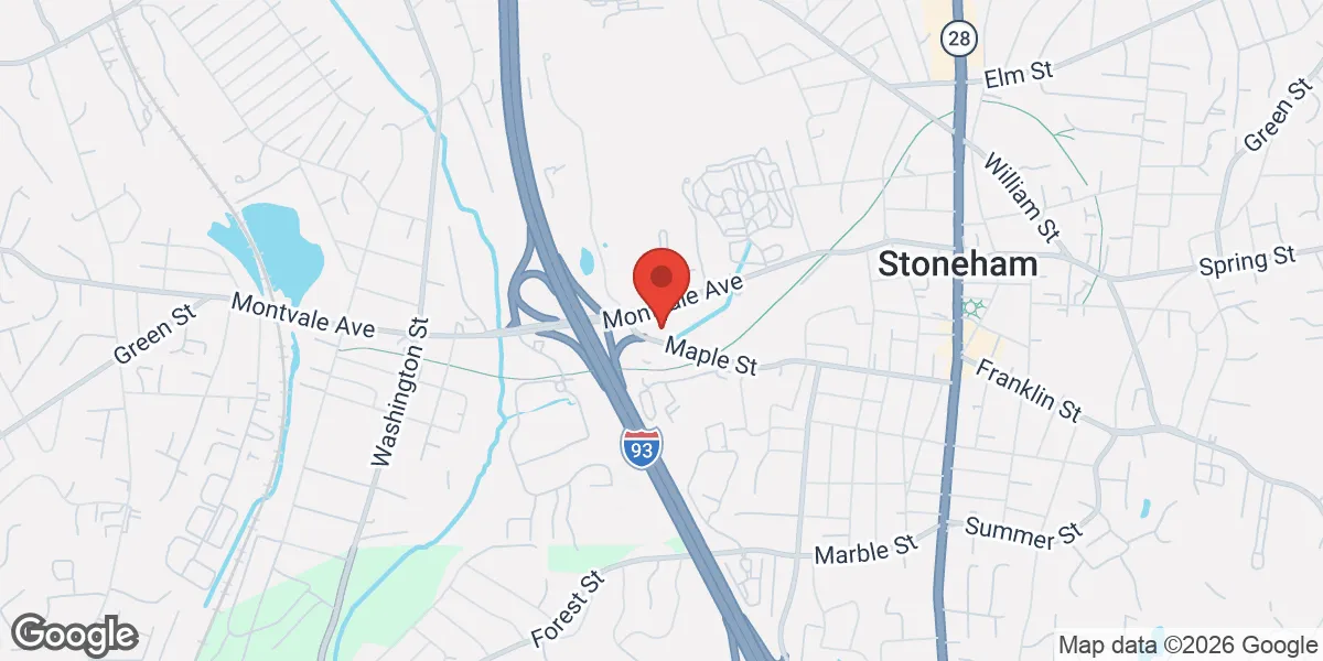 Map showing Boston Vitality location