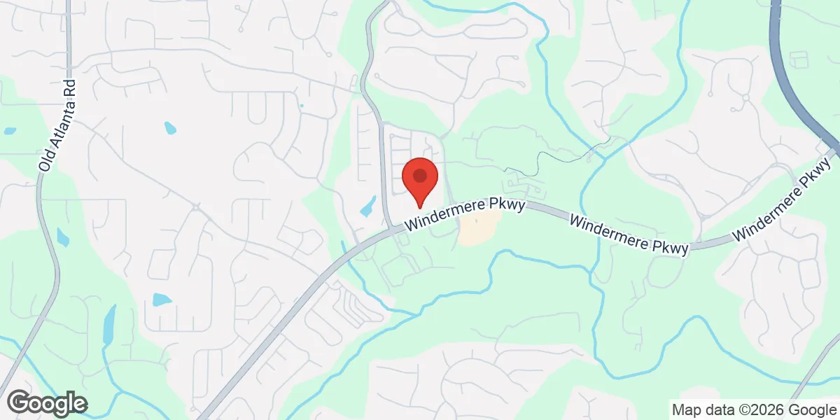 Map showing Live Well Cumming location