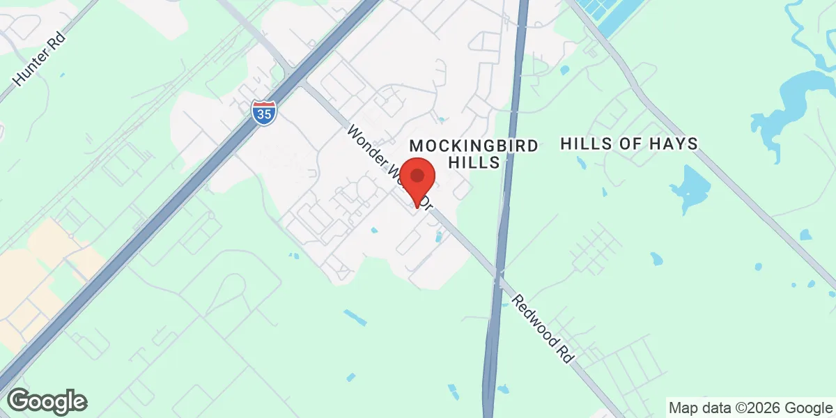 Map showing Gameday Men's Health San Marcos ED and TRT Clinic location