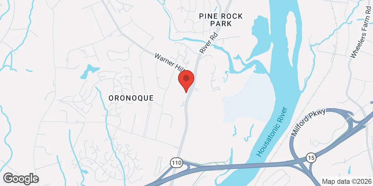 Map showing TRT Connecticut location